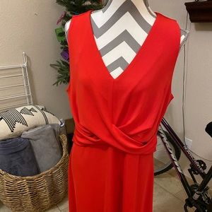 Ann Taylor NWT Red Sleeveless Dress